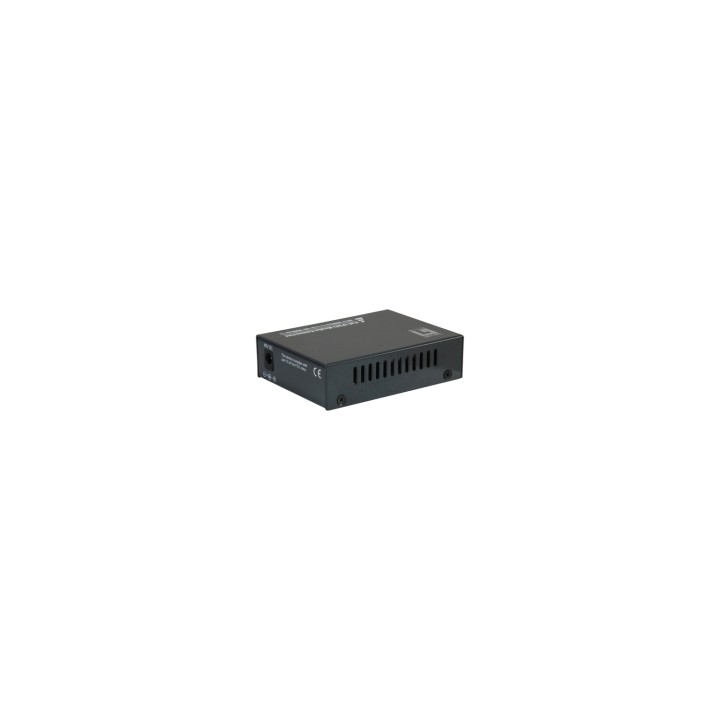 LevelOne GVT-2012 convertidor de medio 1000 Mbit/s Negro