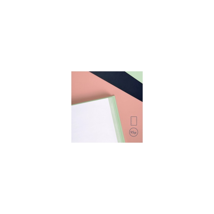 Milan 57141E80B cuaderno y block A4 80 hojas Rosa