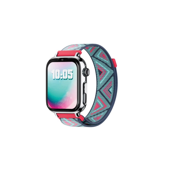 SaveFamily SaveWatch Plus 2 Reloj Inteligente para niños 4G Esfera Plata correa Tela Color Tribeca