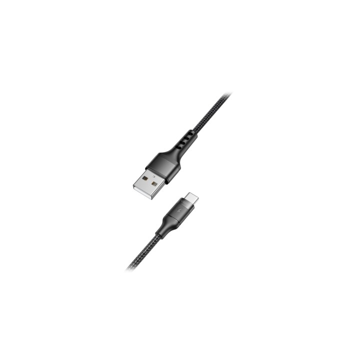 Veger USB 2.0 Conexión USB-A a USB-C Nylon trenzado 1.2m