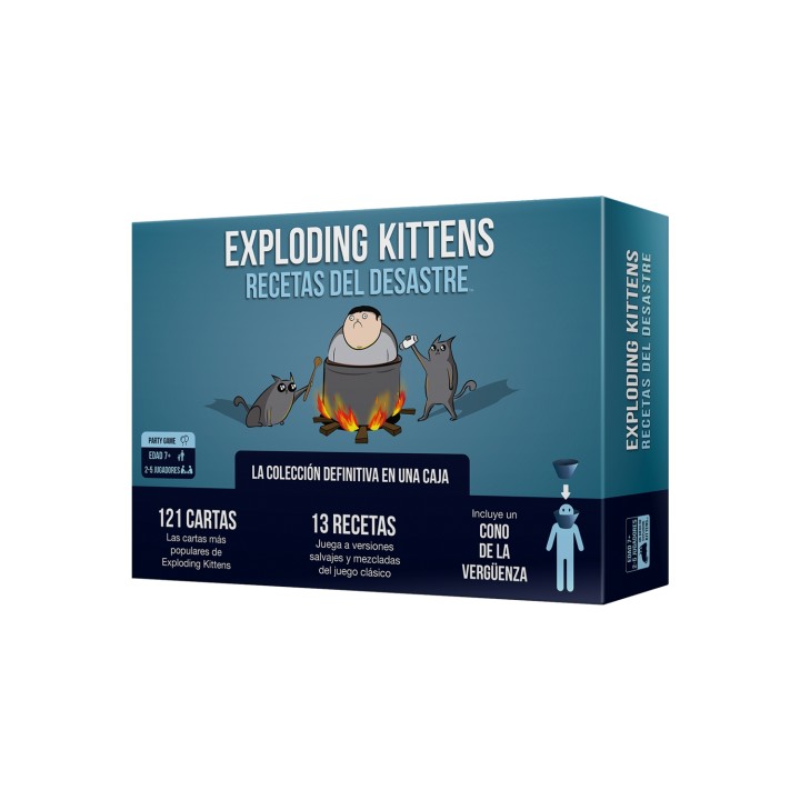 Asmodee Exploding Kittens EKIRFD01ES juego de tablero 15 min Juego De Cartas Partido