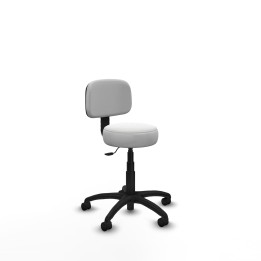 Piqueras y Crespo Silla Llanos giratorio bali blanco base poliamida 600 ruedas nailon 50