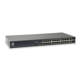 LevelOne GEP-2681 switch Gestionado L3 Gigabit Ethernet (10/100/1000) Energía sobre Ethernet (PoE) Negro