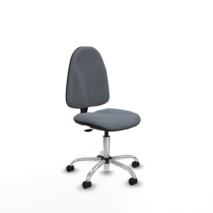 Piqueras y Crespo Algarra CP bali gris base cromada ruedas engomadas 50mm