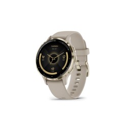 Garmin Venu 3S 3,05 cm (1.2") AMOLED 41 mm Digital 390 x 390 Pixeles Pantalla táctil Oro, Gris Wifi GPS (satélite)