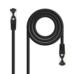 Nanocable Cable de Red Latiguillo Cat.8.1 2GHz LSZH SSTP AWG26, Negro, 3 m