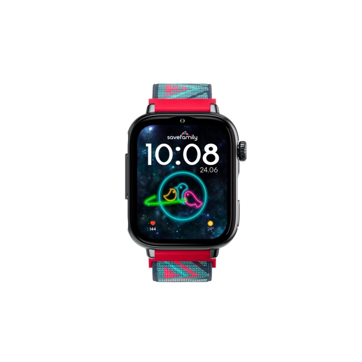 SaveFamily SaveWatch Plus 2 Reloj Inteligente para niños 4G Esfera Negra correa Tela Tribeca
