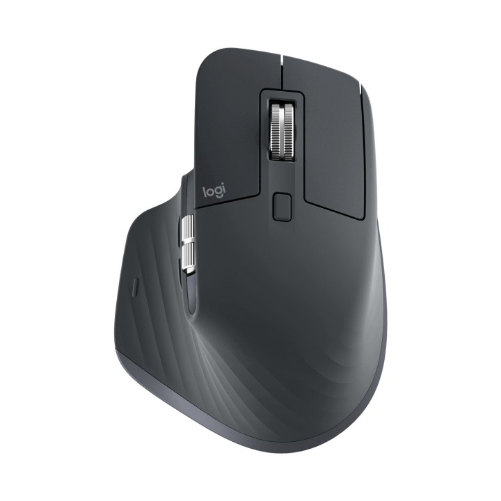 Logitech MX Master 3S, ratón inalámbrico de alto rendimiento con desplazamiento ultrarrápido, Ergo, 8000 DPI, seguimiento sobre