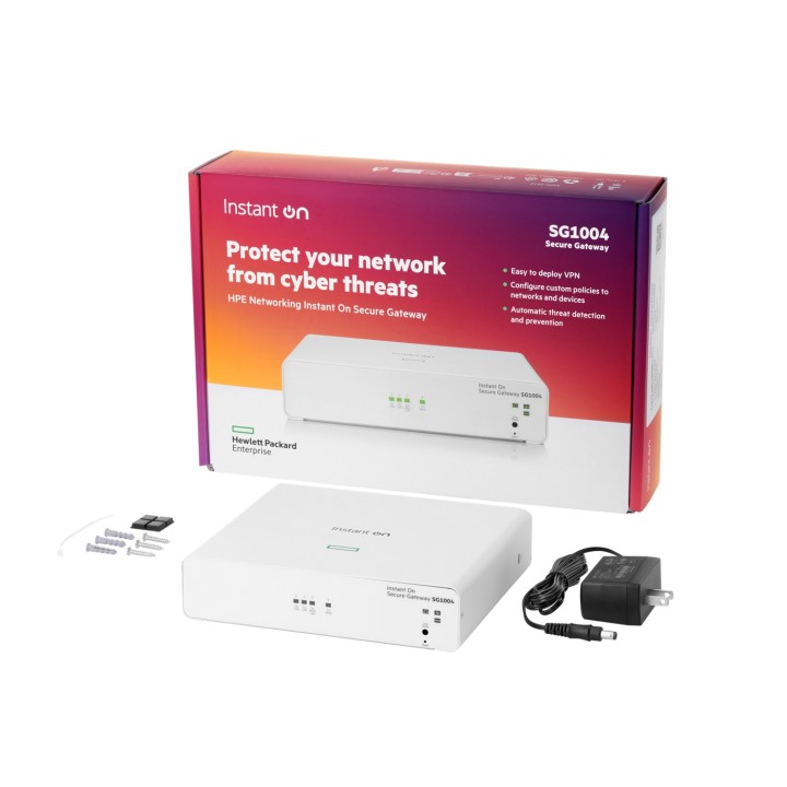 HPE Networking Instant On Secure SG1004 pasarel y controlador 10, 100, 1000 Mbit/s