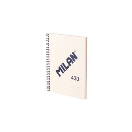 Milan 57151E80BG cuaderno y block A5 80 hojas Beige