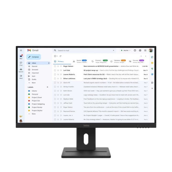 Lenovo ThinkVision E27-40 LED display 68,6 cm (27") 1920 x 1080 Pixeles Full HD LCD Negro