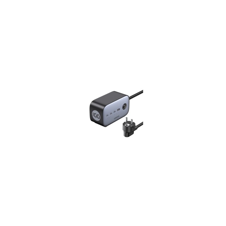 Ugreen DigiNest Pro 1 salidas AC Tipo C 1,8 m 4 3680 W Negro