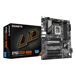 GIGABYTE B760 DS3H GEN5 Placa Base – Compatible con procesadores Intel Core 14ª generación, VRM digital de 8+2+1 fases, hasta
