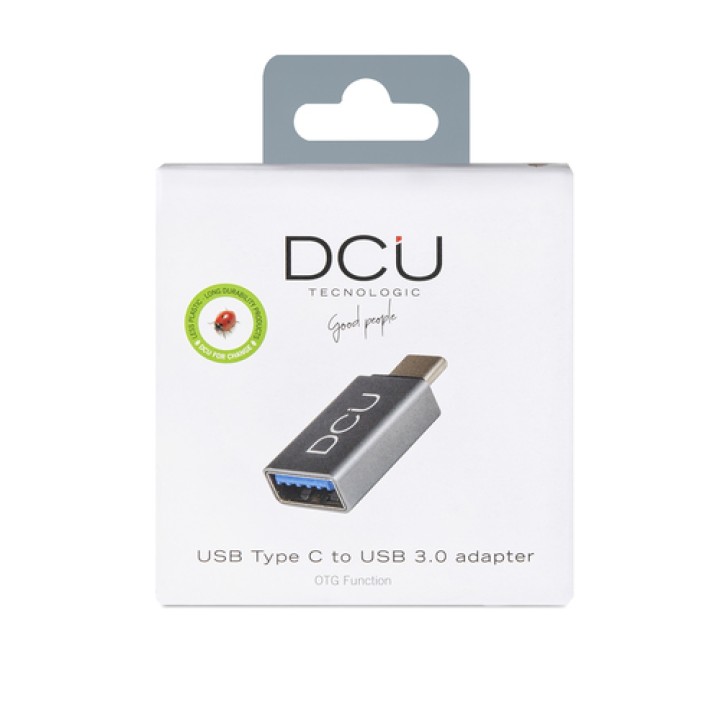 DCU Advance Tecnologic 30402030 cambiador de género para cable USB A USB C Gris