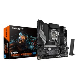GIGABYTE B760M GAMING X WIFI6E GEN5 Placa Base – Compatible con procesadores Intel Core 14ª generación, VRM de 8+1+1 fases,