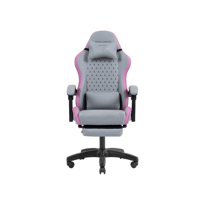 Mars Gaming MGCXFSPK silla para videojuegos Silla para videojuegos de PC Asiento acolchado Gris, Rosa