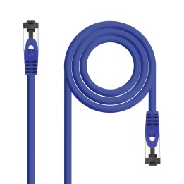 Nanocable Cable de Red Latiguillo Cat.8.1 2GHz LSZH SSTP AWG26, Azul, 1 m