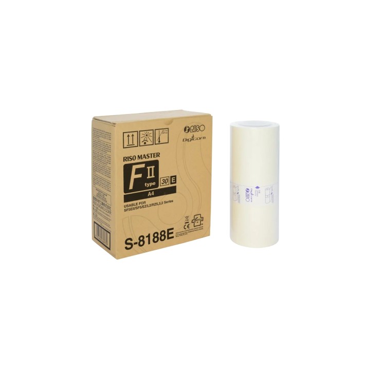 Riso S-8188E lámina transparente para impresión A4 (210×297 mm) Blanco