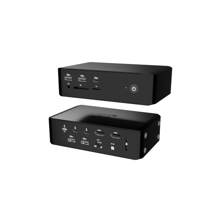 i-tec Thunderbolt5 Quattro Display Docking Station, 5x USB, 2.5 GLAN + Power Delivery 140W