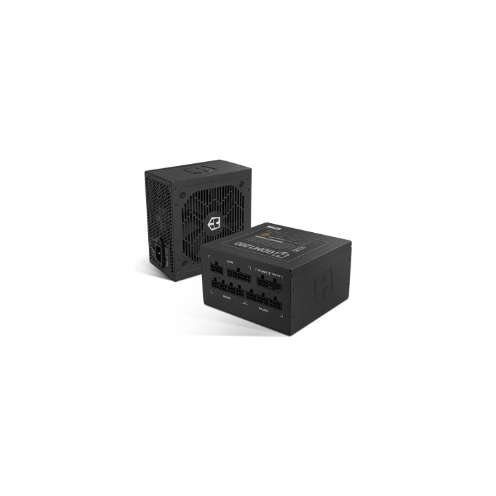 NOX Hummer GDM 1200W GOLD unidad de fuente de alimentación 20+4 pin ATX ATX Negro