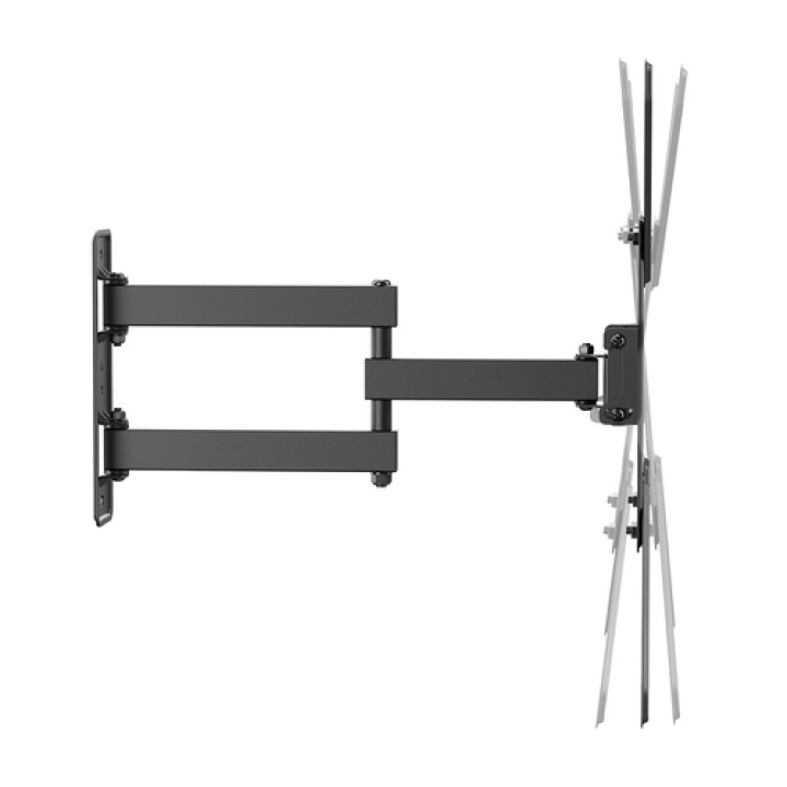AISENS Soporte Eco Giratorio, Inclinable Para Monitor/TV 30kg (3 Pivotes) De 23"-65", Negro