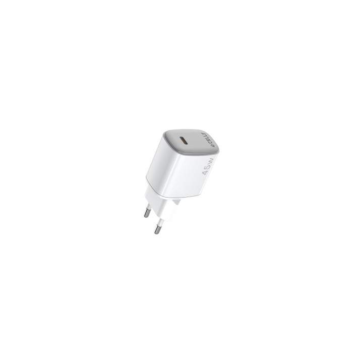 Celly UPTC1USBC45WWH cargador de dispositivo móvil Smartphone, Tableta Blanco Corriente alterna Carga rápida Interior