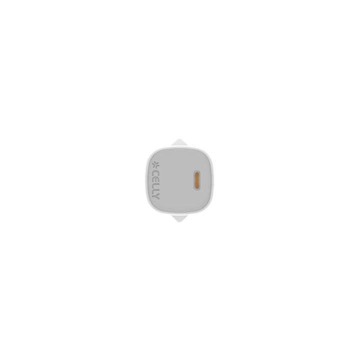 Celly UPTC1USBC45WWH cargador de dispositivo móvil Smartphone, Tableta Blanco Corriente alterna Carga rápida Interior