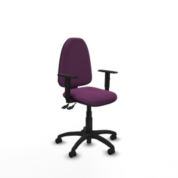 Piqueras y Crespo Ayna AS similpiel morado brazos 1D base poliamida ruedas engomadas 50mm