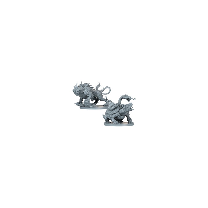 Asmodee GUF045ML juego de tablero Zombicide: Divine Beasts 60 min Juego De Cartas