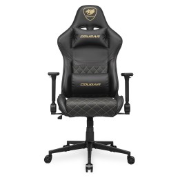 COUGAR Gaming ARMOR ONE V2 Silla para videojuegos universal Asiento acolchado Negro, Oro