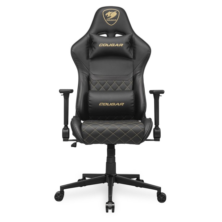 COUGAR Gaming ARMOR ONE V2 Silla para videojuegos universal Asiento acolchado Negro, Oro