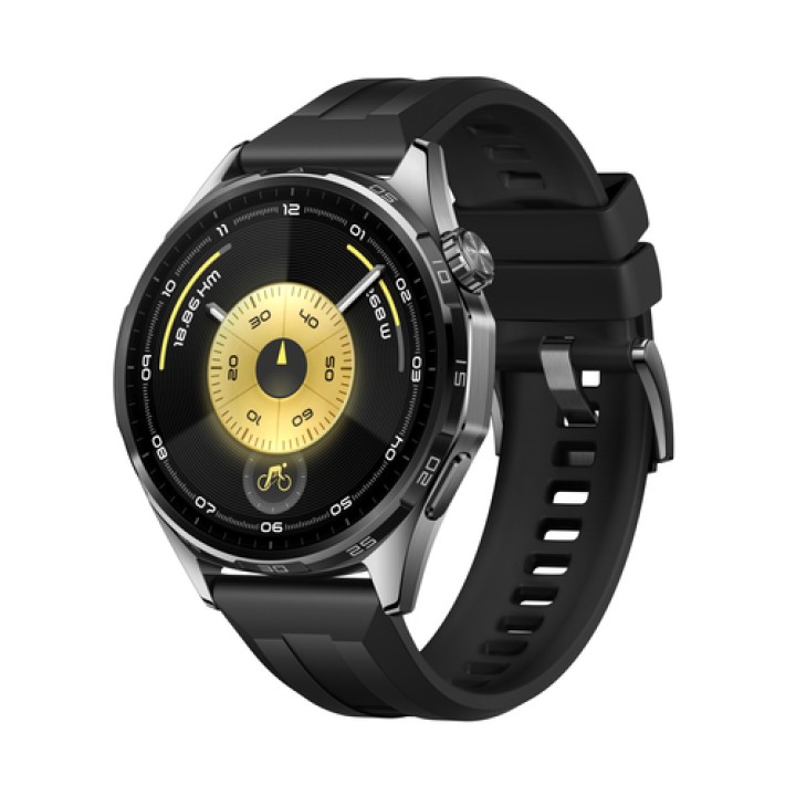 Huawei WATCH GT6 3,73 cm (1.47") AMOLED 46 mm Digital 466 x 466 Pixeles Pantalla táctil Negro GPS (satélite)
