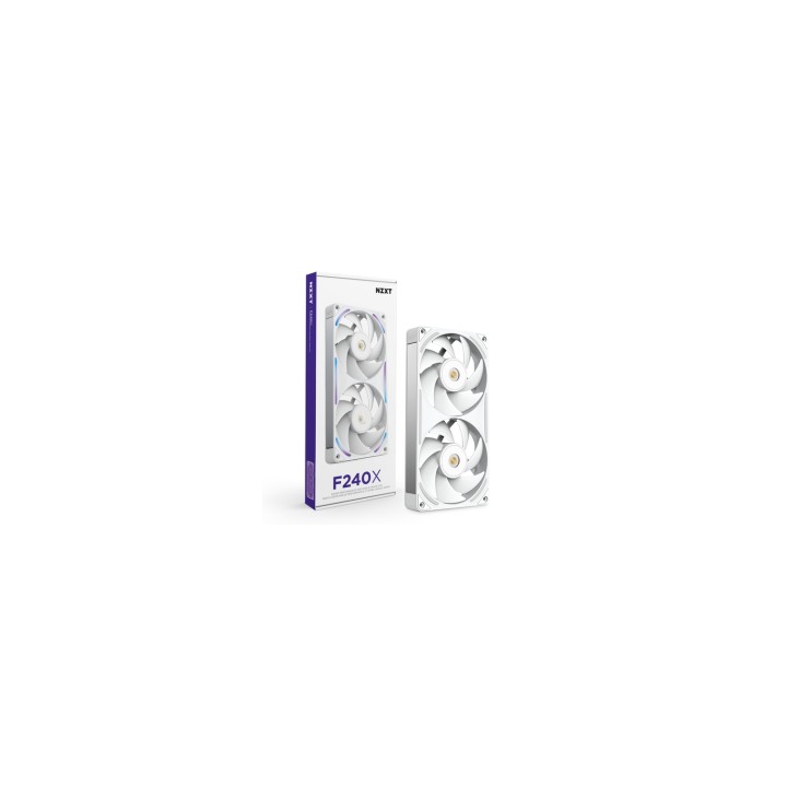 NZXT F240X Carcasa del ordenador Ventilador 12 cm Blanco 1 pieza(s)