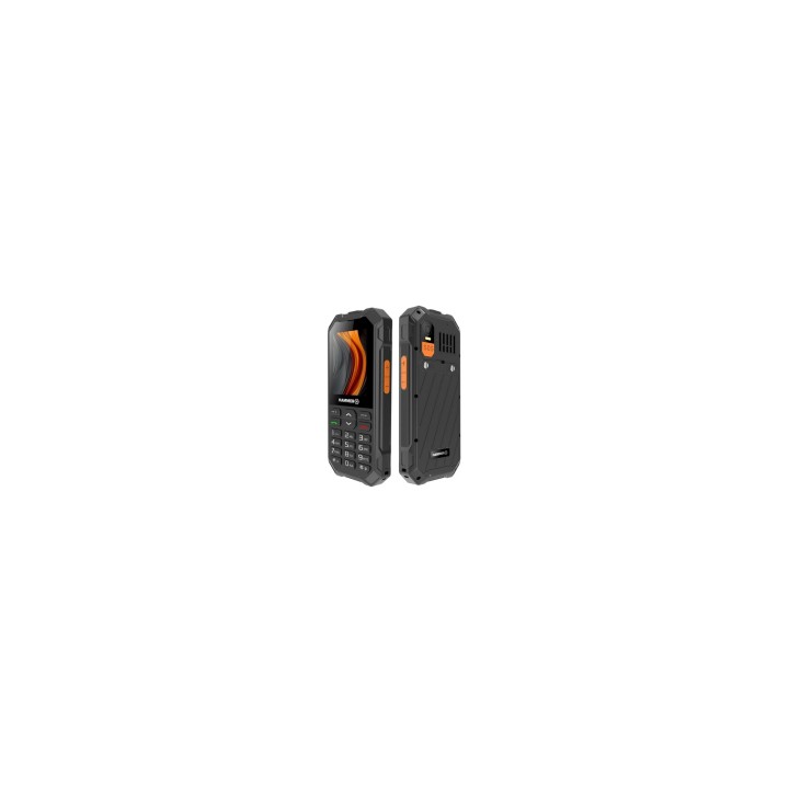 HAMMER 6 LTE 6,1 cm (2.4") Negro, Naranja Teléfono resistente