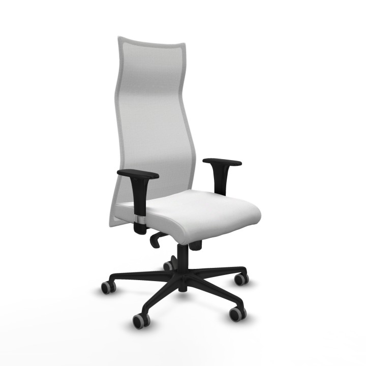 Piqueras y Crespo Albacete malla sincro malla blanca bali blanco brazos 1D base nailon ruedas 65mm engomadas