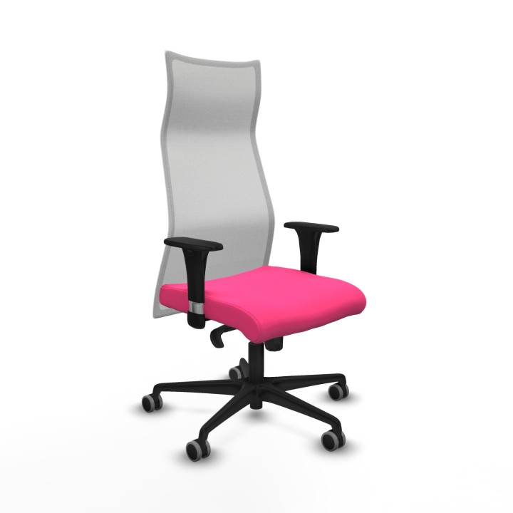 Piqueras y Crespo Albacete malla sincro malla blanca similpiel rosa brazos 1D base nailon ruedas 65mm engomadas