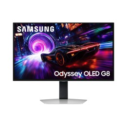 Samsung G81SF pantalla para PC 68,6 cm (27") 3840 x 2160 Pixeles 4K Ultra HD OLED Plata