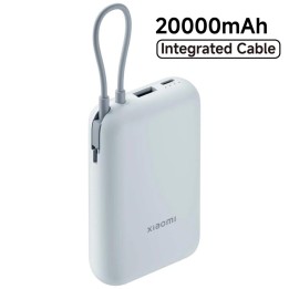 Xiaomi Powerbank 20.000 mAh 33W con Cable Integrado Ice Blue (BHR8975GL)