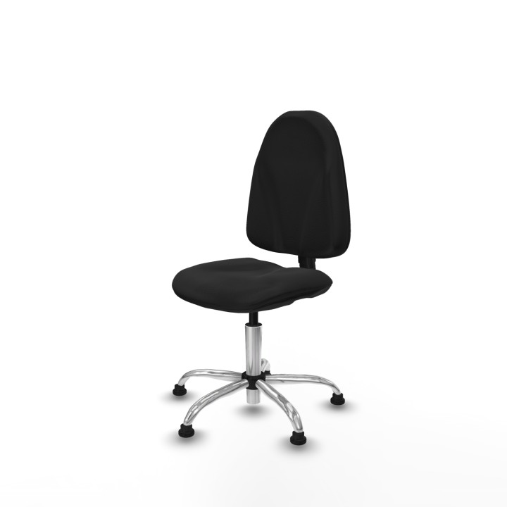Piqueras y Crespo Algarra CP similpiel negro base cromada topes