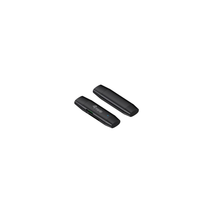 Equip 245462 lector de tarjeta USB 3.2 Gen 1 (3.1 Gen 1) Type-A/Type-C Negro