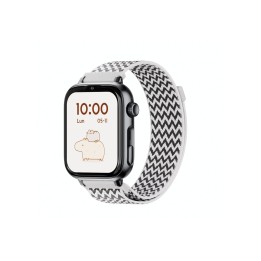 SaveFamily SaveWatch Plus 2 Reloj Inteligente para niños 4G Esfera Negra correa Tela ZigZag