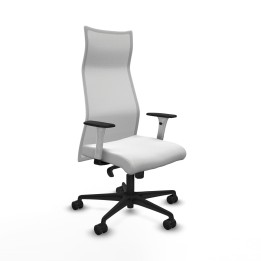 Piqueras y Crespo Albacete malla sincro malla blanca bali blanco brazos blancos base nailon ruedas 65 mm nailon
