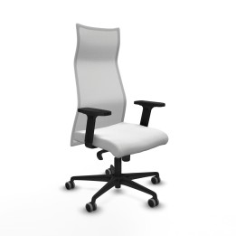 Piqueras y Crespo Albacete malla sincro malla blanca bali blanco brazos 2D base nailon ruedas 65mm engomadas