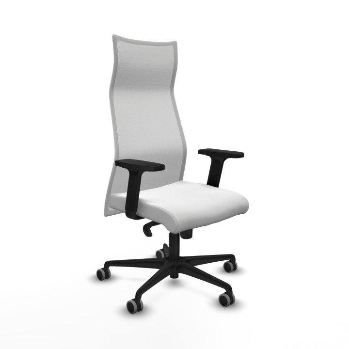 Piqueras y Crespo Albacete malla sincro malla blanca bali blanco brazos 2D base nailon ruedas 65mm engomadas