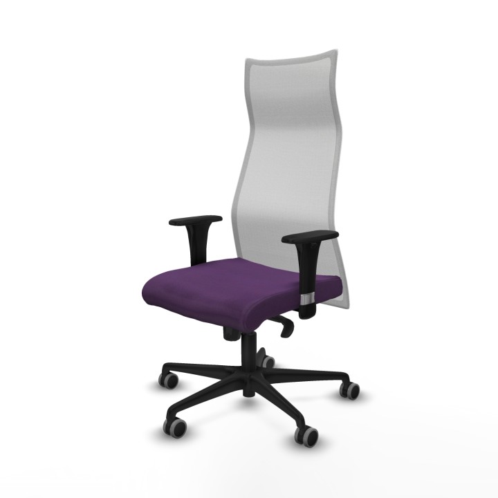 Piqueras y Crespo Albacete malla sincro malla blanca bali morado brazos 1D base nailon ruedas 65mm engomadas