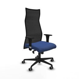Piqueras y Crespo Albacete malla sincro malla negra bali azul marino brazos 1D base nailon ruedas 65mm engomadas