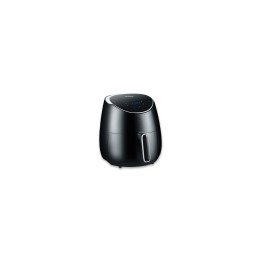Severin FR 2445 freidora Sencillo 5 L Independiente 2000 W Freidora de aire caliente Negro, Metálico, Plata
