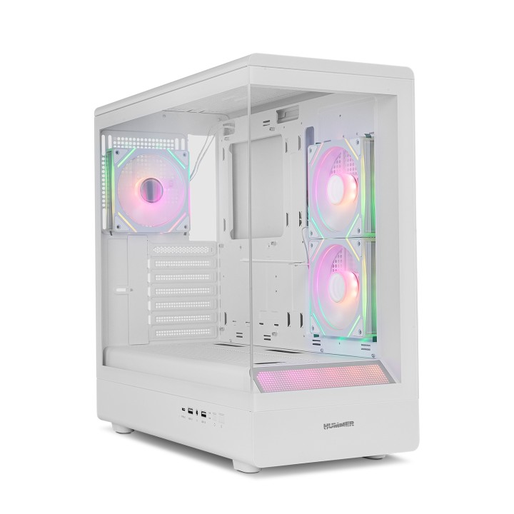 NOX Hummer NXHUMMERSIGNALBK Midi Tower Blanco