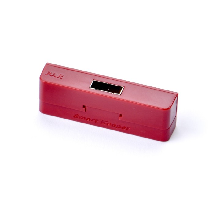 Smartkeeper CSK-PL10 bloqueador de puerto Llave de bloqueador de puerto Paralelo Rojo