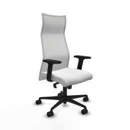 Piqueras y Crespo Albacete malla sincro malla blanca bali blanco brazos 2D base nailon ruedas 65 mm nailon